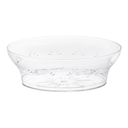 Clear Floral Round Disposable Plastic Soup Bowls (10 oz.) | Smarty Had A Party