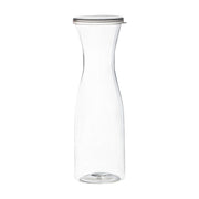 35 oz. Clear Large Disposable Plastic Wine Carafes with Lids Main | Smarty Had A Party
