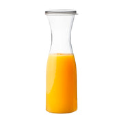35 oz. Clear Large Disposable Plastic Wine Carafes with Lids Secondary | Smarty Had A Party