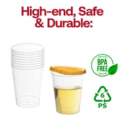 10 oz. Clear Round Plastic Cups BPA | Smarty Had A Party