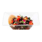 Clear Square Disposable Plastic Soup Bowls (12 oz.) Secondary | Smarty Had A Party