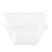 Clear Wave Plastic Soup Bowls (14 oz.) | Smarty Had A Party