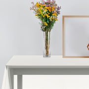 Clear Rectangular Tablecloths protected tables while showcasing centerpieces and designs.