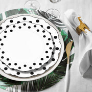 Complete Set with 120 Dinner Plates and 120 Salad Plates, Perfect for Large Events