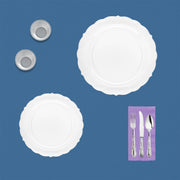 Complete partyware package designed for timeless, refined celebrations