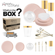 Composed of BPA-free and recyclable plastic, the Pink Flat Round Set ensures safety, style, and environmentally friendly use