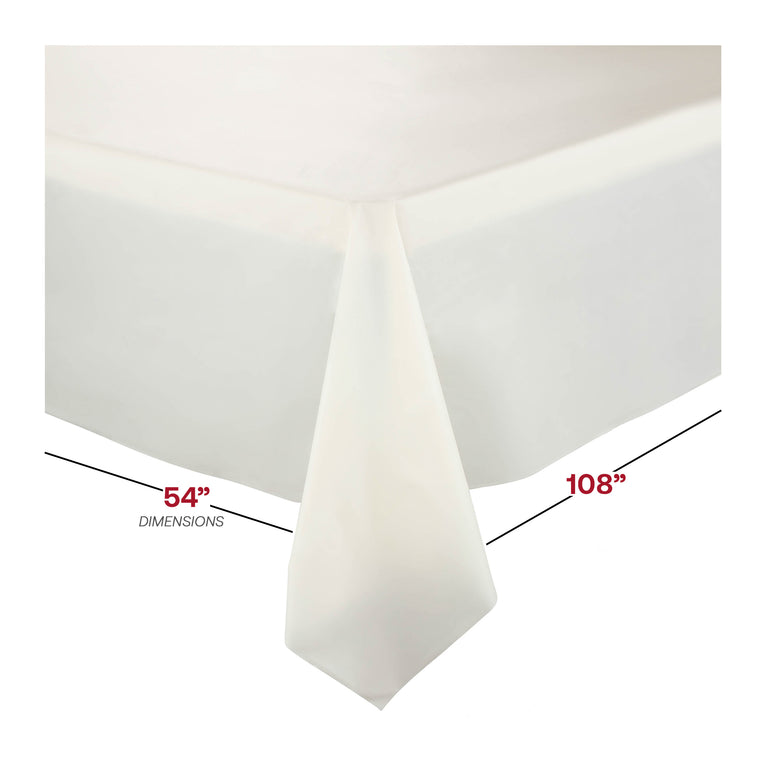 Disposable Tablecloth Ivory Plastic Tablecloths Smarty Had A Party