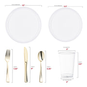 Designed with both safety and sustainability in mind, this BPA-free, recyclable plastic set is perfect for environmentally conscious celebrations