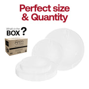 Dinner Plate Dimensions: 10" Ideal for Serving Main Courses and Full Meals