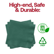 Hunter Green Paper Beverage/Cocktail Napkins BPA | Smarty Had A Party