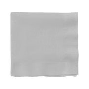 Shimmering Silver Paper Beverage/Cocktail Napkins Main | Smarty Had A Party