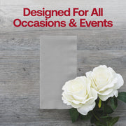 Shimmering Silver Paper Dinner Napkins Lifestyle | Smarty Had A Party