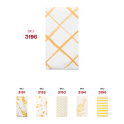 White with Gold Diamond Paper Dinner Napkins SKU | Smarty Had A Party