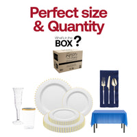 Eco-friendly and BPA-free Mamma Mia Party Tableware perfect for responsible hosting.