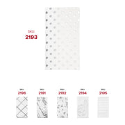 Elegant silver dot napkins in white paper, SKU 2193, offered in a bulk 600-pack for stylish entertaining