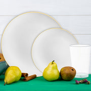 Elegant sports-themed dinnerware makes cleanup fast after big celebrations.
