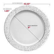 Expertly crafted from recyclable, BPA-free plastic, this disposable dinnerware provides a safe and environmentally responsible option for your events