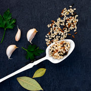Fancy Moderno disposable dessert spoons, shiny white, with a modern design for upscale dining