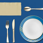 Game day buffets shine with the KC Royals celebration set set up under the team’s banner.