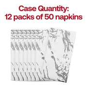 Generously sized 16-inch dinner napkins in a bulk 600-pack, perfect for large events and professional catering