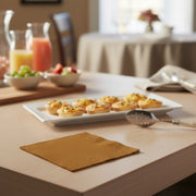 Glittering Gold Paper Beverage/Cocktail Napkins designed for effortless hosting with visual charm.