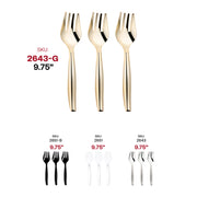 Gold Disposable Plastic Serving Forks SKU | Smarty Had A Party