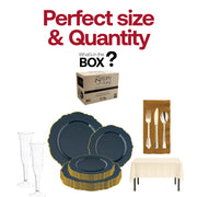 Guests enjoying desserts served in the elegant Resting Grinch Face disposable plates