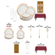 Guests enjoying drinks in clear champagne flutes at a midnight celebration with this festive set