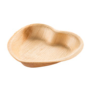Heart Natural Palm Leaf Eco-Friendly Disposable Appetizer/Salad Plates