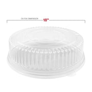 Heavy-duty clear plastic catering tray with lid helps hosts prep large charcuterie or snack displays ahead of weddings and receptions