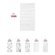 High-quality white paper dinner napkins with silver stripe detailing, 16" x 16", perfect for special occasions