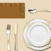 Holiday celebration featuring the Jingle Bells plates and tumblers under warm string lights..