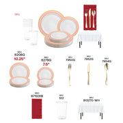 Holiday table featuring The Friendsgiving Forever Set with vibrant napkins and golden tumblers..