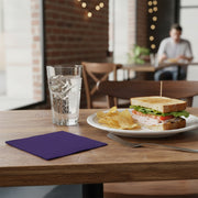 Ideal for casual gatherings or upscale affairs, these Purple Beverage Napkins add a vibrant touch to any occasion.