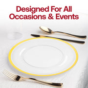 Impress guests with sleek, photo-ready charger plates that elevate your table display.