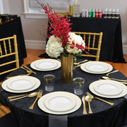 Includes 120 dinner plates and 120 salad plates—ample serviceware to accommodate both large parties and smaller, elegant affairs