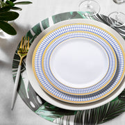 Includes 120 dinner plates and 120 salad plates, providing ample quantity for large gatherings ang smaller, intimate events