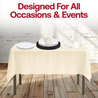 Lifestyle image of Midnights Package set for an elegant indoor wedding.