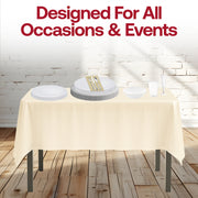 Lifestyle image showing the set arranged for a formal holiday dinner.