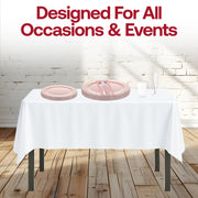 Lifestyle scene of guests toasting with champagne flutes during a pink-themed birthday party.