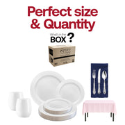 Little Wonder Baby Shower Tableware Set is BPA-free and recyclable—perfect for safe celebrations