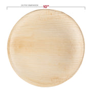 Made from natural palm leaves, this disposable dinnerware is fully eco-friendly, offering a sustainable solution for your events