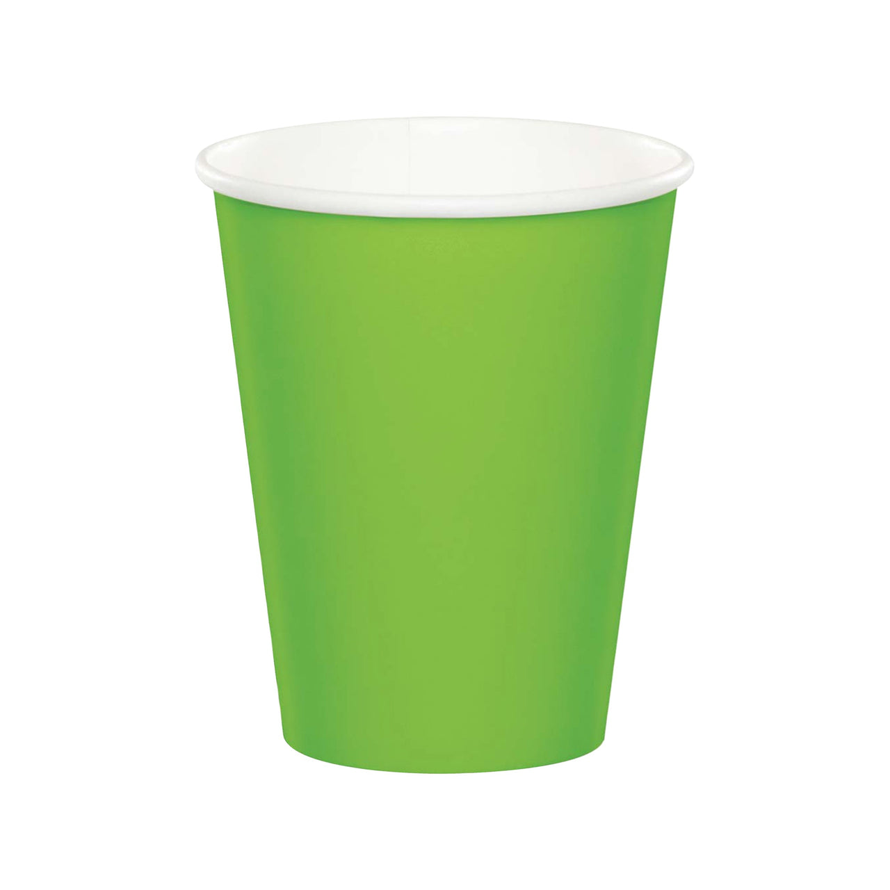 Fresh Lime Round Paper Disposable Cups (9 oz.)