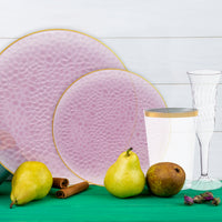 Make birthdays unforgettable with The Fearless Pink Party Package’s coordinated dinnerware and chic gold details