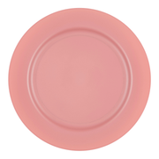Matte Fuchsia Round Plastic Salad Plates (7.5") Secondary | Smarty Had A Party
