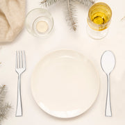 Modern and stylish clear disposable mini flatware, designed to complement any table setting at special events