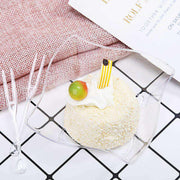 Modern clear wave plastic soup bowls, 14 oz size, perfect for serving hearty portions at casual or formal events.