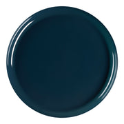 Navy Flat Round Disposable Plastic Appetizer/Salad Plates (8.5") Secondary | Smarty Had A Party