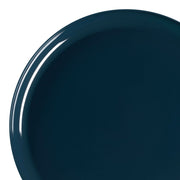 Navy Flat Round Disposable Plastic Dinner Plates