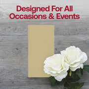 Neatly folded ivory dinner napkin in durable paper, ideal for formal dining, measures 16 x 16 inches, 600-pack